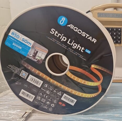 Aigostar Aigostar LED Streifen 50m 8W 3000K Warmweiß IP65