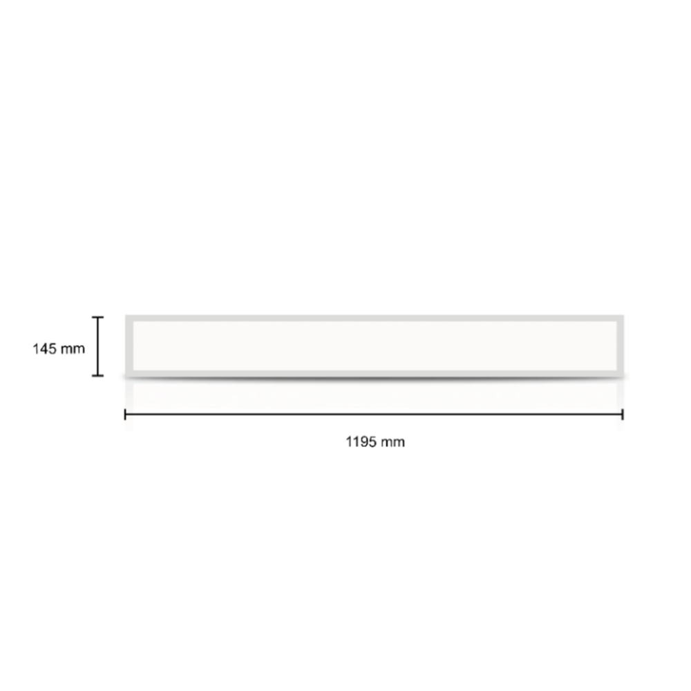 LCB LED-Beleuchtung Innovatives Design, hochwertige Technik & schnelle Lieferung! LED Panel 120x15cm 34W 4250lm 3CCT UGR22 Slim Line