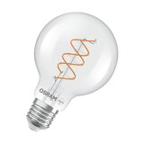 Ledvance LED-Glühlampe mit Kugelform, E27 G80 klar dimmbar 7,2 W 806 lm, 2700 K