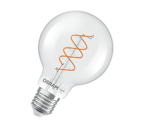 Ledvance LED-Glühlampe mit Kugelform, E27 G80 klar dimmbar 7,2 W 806 lm, 2700 K