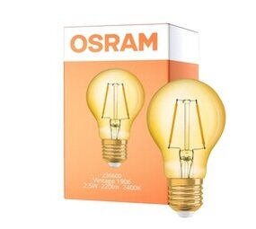 Ledvance LED-Filamentlampe E27 Goldbirne 2,5 W 220 lm Sehr warmweiß