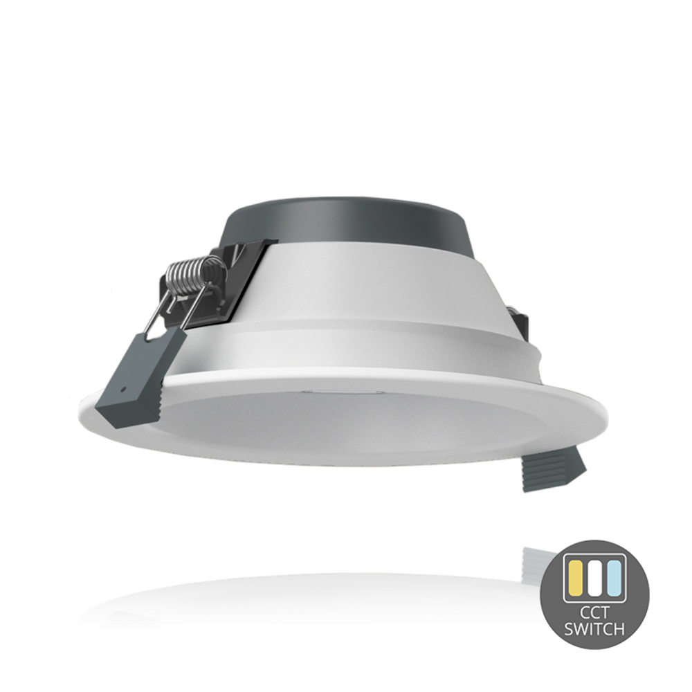 LCB LED Downlight Ortho Ø120 12W CCT-Schalter Dimmbar