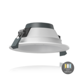 LCB LED-Beleuchtung Innovatives Design, hochwertige Technik & schnelle Lieferung! LED Downlight Ortho Ø120 12W CCT-Schalter Dimmbar