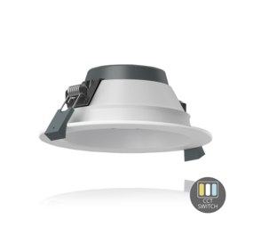 LCB LED-Beleuchtung Innovatives Design, hochwertige Technik & schnelle Lieferung! LED Downlight Ortho Ø120 12W CCT-Schalter Dimmbar