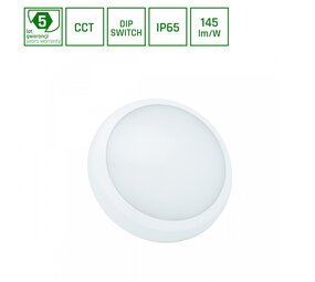 Spectrum Nymphe City - PRO 2 LED Deckenleuchte -18-24W -Weiß - IP65