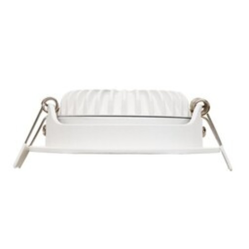 LCB LED-Einbaustrahler IP54 – Weiß, neigbar – 5 W, 450 lm – 2200 K Warmweiß – CRI > 90 | Ausschnittmaß 75 mm – Einbautiefe 23 mm – TRIAC-dimmbar