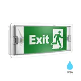 Brayton Aufputz-LED-Notbeleuchtung – 3 W, 100 lm – 3 h – ohne Piktogramm