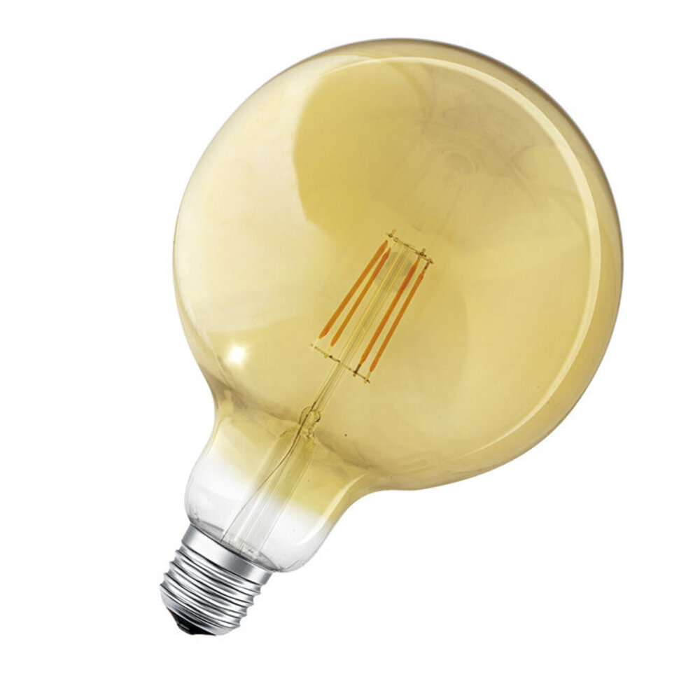 Osram Smart+ Zigbee E27 Globe Classic Fadenlampe Gold 6W 680lm - 825 Extra Warmweiß | Dimmbar - Ersatz für 50W