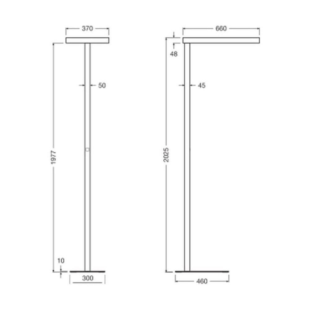 Ledvance Ledvance Standleuchte Comfort Pfosten Schwarz