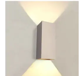 LCB LED-Beleuchtung Innovatives Design, hochwertige Technik & schnelle Lieferung! LED-Wandleuchte Champagner – DANTE2 XL 240 mm – 2-flammig, nach oben und unten gerichtet | Schutzart IP20 – 2 x GU10-Fassung – ohne Leuchtmittel 240 x 100 mm