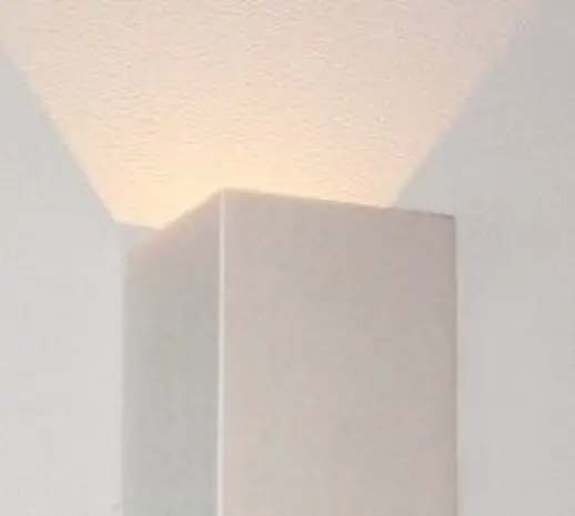 Artdelight LED-Wandleuchte Weiß – VEGAS150 – Nach oben und unten schwenkbar – IP65 – 2 x 2,3 W, 2700 K – 150 mm