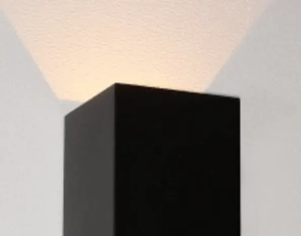 Artdelight LED-Wandleuchte Schwarz – VEGAS150 – Nach oben und unten schwenkbar – IP65 – 2 x 2,3 W -2700 K – 150 mm