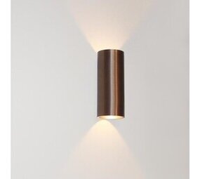 Artdelight LED Einbau- und Deckenleuchten ‚Äì Design & Effizienz LED-Wandleuchte, gebürstetes Bronze – BRODY2 – nach oben und unten schwenkbar – IP65 – 2 x 6 W - 2700 K – 180 mm Artdelight LED Einbau- und Deckenleuchten ‚Äì Design & Effizienz LED-Wandleuchte, gebürstetes Bronze – BRODY2 – nach oben und unten schwenkbar – IP65 – 2 x 6 W - 2700 K – 180 mm