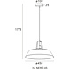 Artdelight LED Einbau- und Deckenleuchten – Design & Effizienz NERO Pendelleuchte – Schwarz, Ø45 cm Artdelight LED Einbau- und Deckenleuchten – Design & Effizienz NERO Pendelleuchte – Schwarz, Ø45 cm