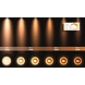 Lucide LED-Beleuchtung  Dimmbarer LED Strahler AR111 GU10 - Schwarz - 12W 820Lm - Dimtone 2200K-3000K |  TRIAC DIM - CRI93 - 40 ° Abstrahlwinkel