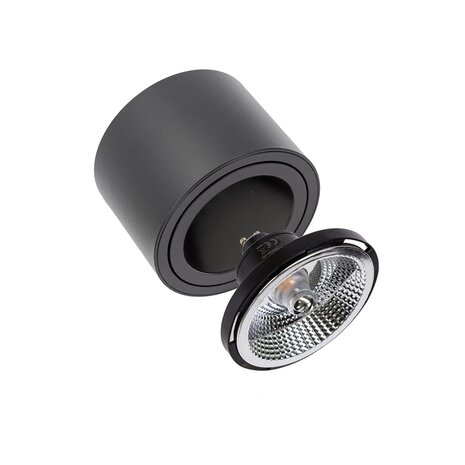 Spectrum LED Deckenspot AR111 230V – Matt Schwarz - exkl. LED Spot