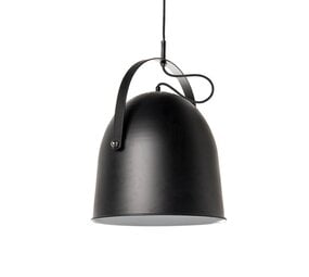 Artdelight Pendelleuchte Cooper E27 1-flammig Stahl Ø35 cm in Weiß oder Schwarz