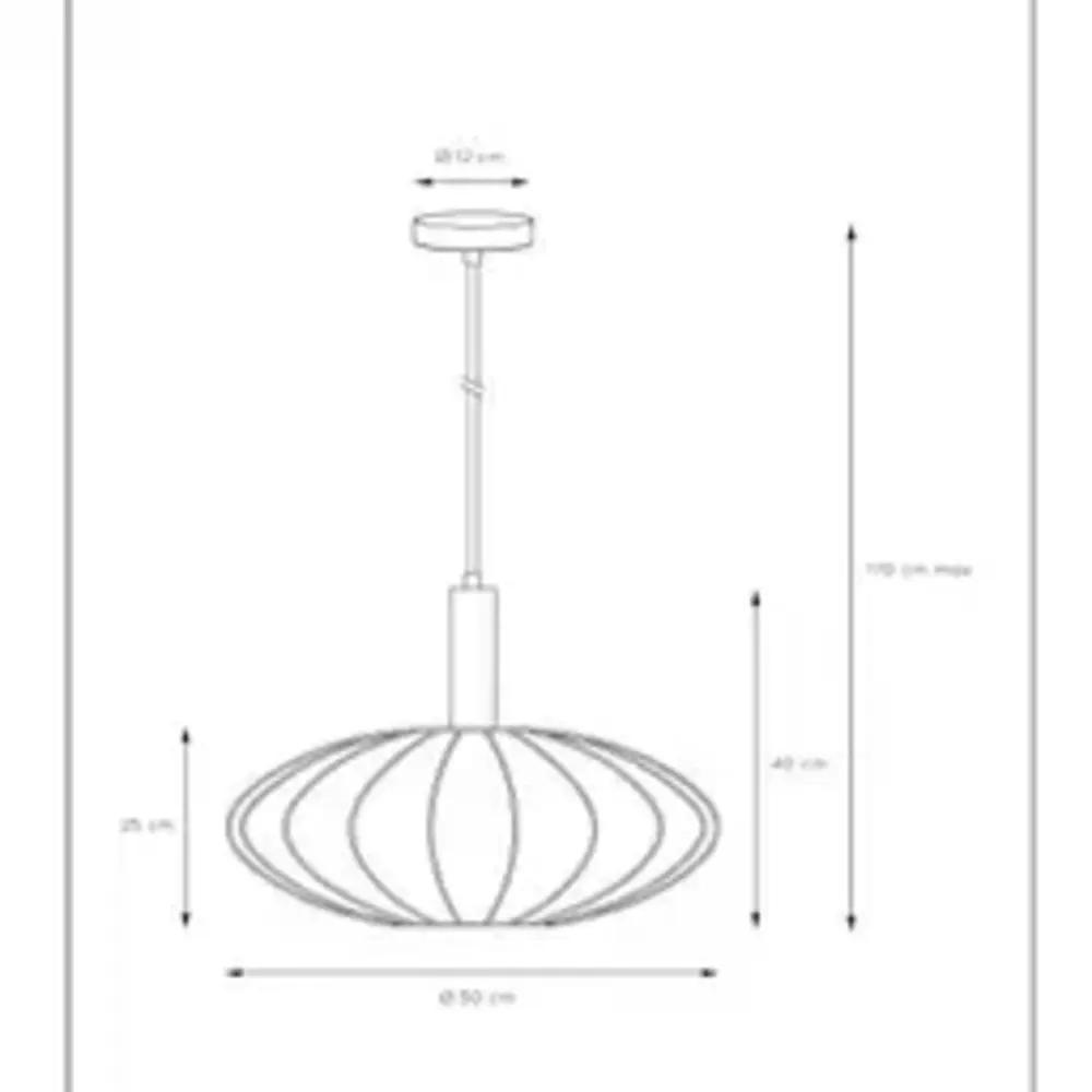 Lucide Pendelleuchte E27 Lucide Corina Creme Ø50cm - Höhenverstellbar | Wohnzimmerbeleuchtung Lucide Pendelleuchte E27 Lucide Corina Creme Ø50cm - Höhenverstellbar | Wohnzimmerbeleuchtung