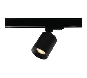 Artdelight Schienenstrahler Schwarz – MEGANO 3-phasig – GU10-Fassung – Einzelleuchte – Aluminium