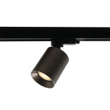 Artdelight LED Einbau- und Deckenleuchten ‚Äì Design & Effizienz Megano 3-Phasen Schienenstrahler GU10 Licht Bronze Aluminium Ø7 cm