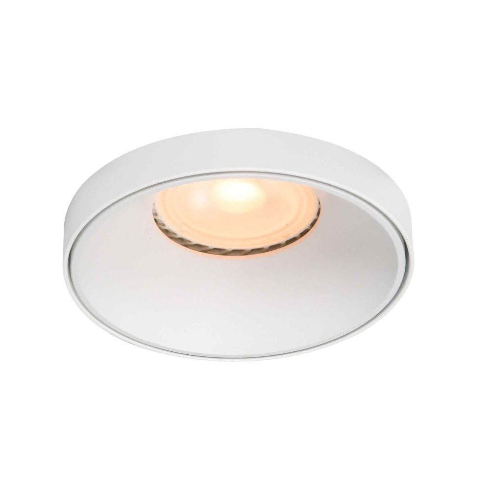 Artdelight Malmo Downlight Einbaustrahler - GU10 Aluminium -  Weiß Ø7 cm