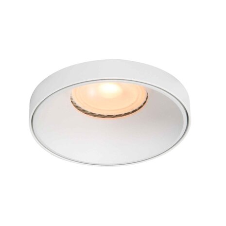 Artdelight Malmo Downlight Einbaustrahler - GU10 Aluminium -  Weiß Ø7 cm