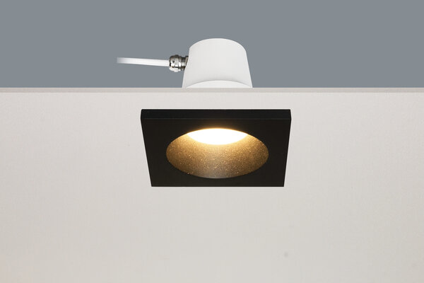 Artdelight Bados Einbaustrahler - GU10 Quadrat - Aluminium Farbe optional