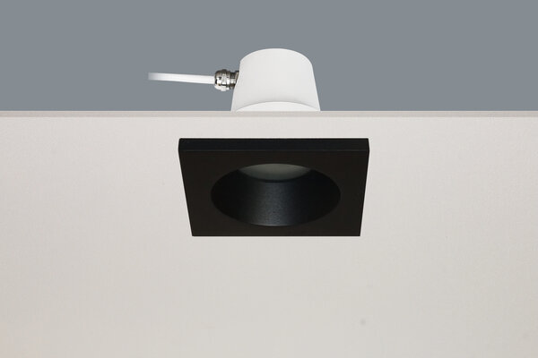 Artdelight Bados Einbaustrahler - GU10 Quadrat - Aluminium Farbe optional