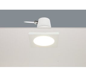 Artdelight Bados Einbaustrahler - GU10 Quadrat - Aluminium Farbe optional