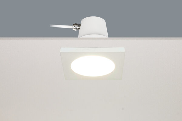 Artdelight Bados Einbaustrahler - GU10 Quadrat - Aluminium Farbe optional
