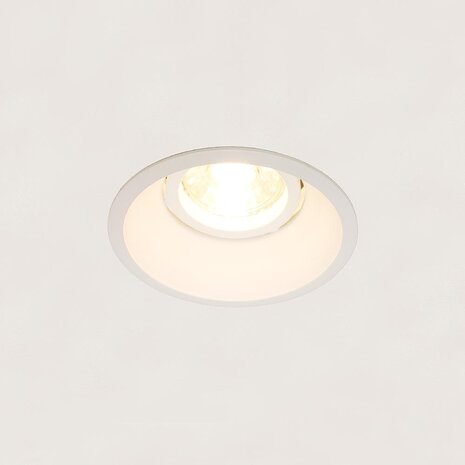 Artdelight Candice Einbaustrahler - GU10 Weiß Aluminium - Ø8,5 cm Farbe optional