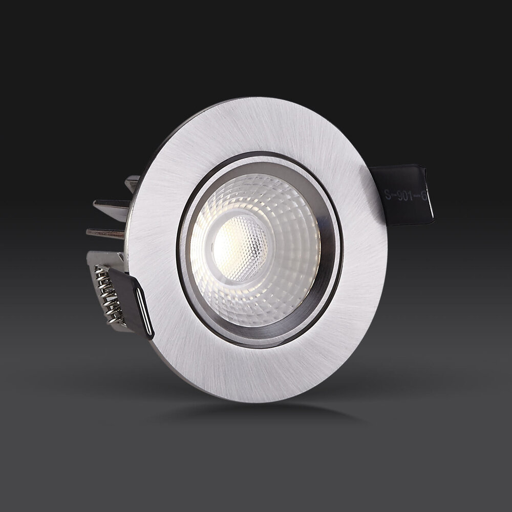 Artdelight Venice 2808 LED Einbaustrahler - 8W 2700K Warmweiß  Aluminium - Frabe optional