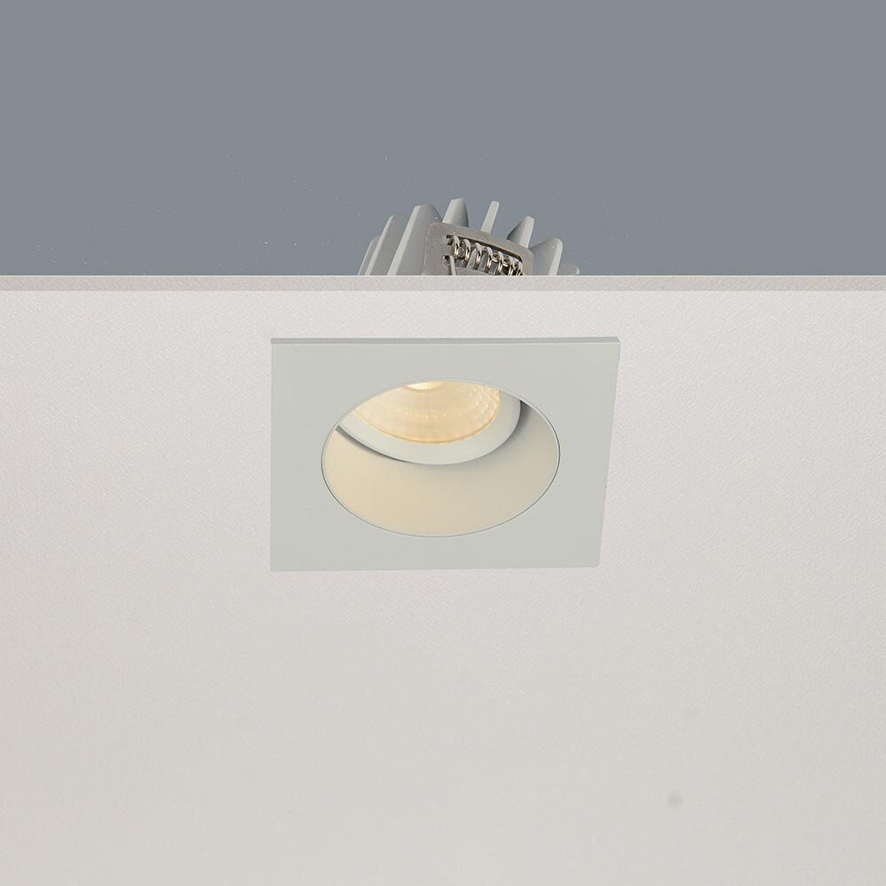 Artdelight Venice 2808 LED Einbaustrahler - 8W 2700K Warmweiß  Aluminium - Frabe optional