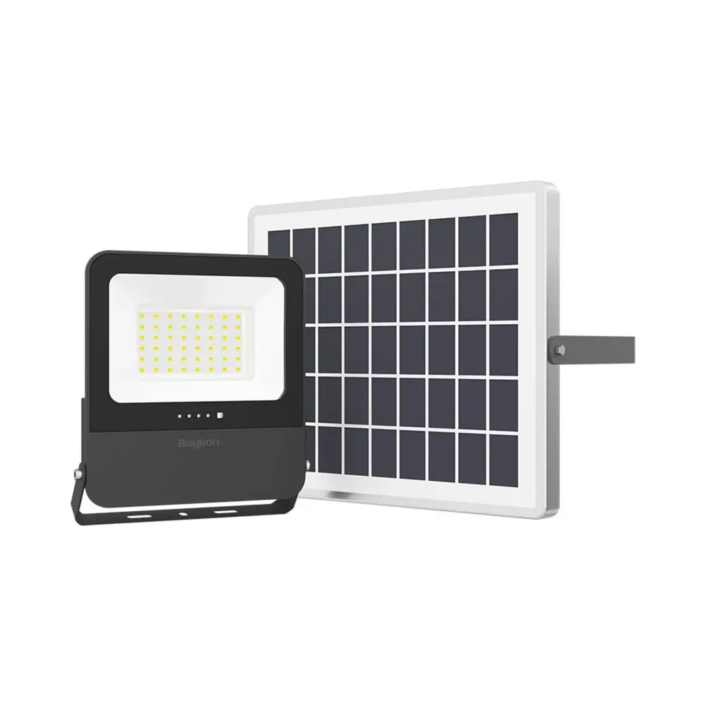 Brayton LED-Solarstrahler inkl. Sensor – 50 W, 1800 lm – Einstellbare Lichtfarbe – Schutzart IP65