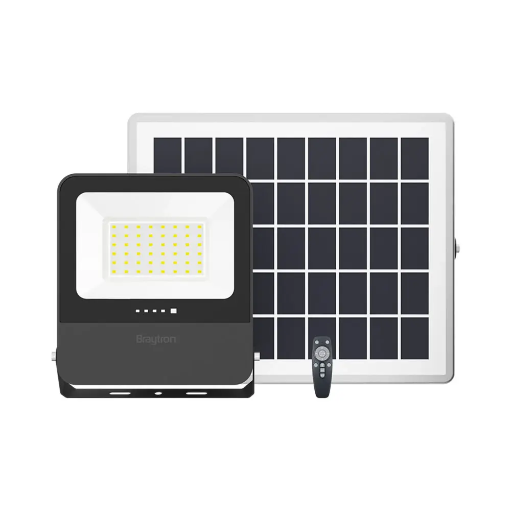 Brayton LED-Solarstrahler inkl. Sensor – 50 W, 1800 lm – Einstellbare Lichtfarbe – Schutzart IP65