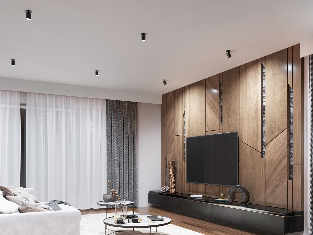 Kanlux – Zuverlässige LED- und Elektrobeleuchtung LED GU10 Deckenspot schwenkbar Schwarz rund - für 1 LED GU10 Spot