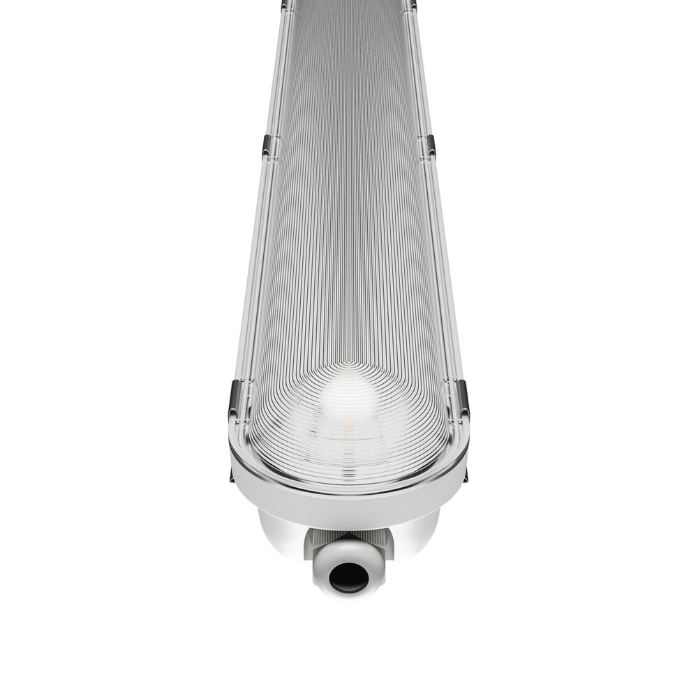 Spectrum LED-Feuchtraumleuchte Wannenleuchte IP65 - 150cm - 52W 9100 Lumen - 6000K 865 Tageslicht Weiss | IK10 - Modulär Anschließbar Durchgangsverdrahtung