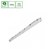 Spectrum LED-Feuchtraumleuchte Wannenleuchte IP65 - 150cm - 52W 9100 Lumen - 6000K 865 Tageslicht Weiss | IK10 - Modulär Anschließbar Durchgangsverdrahtung