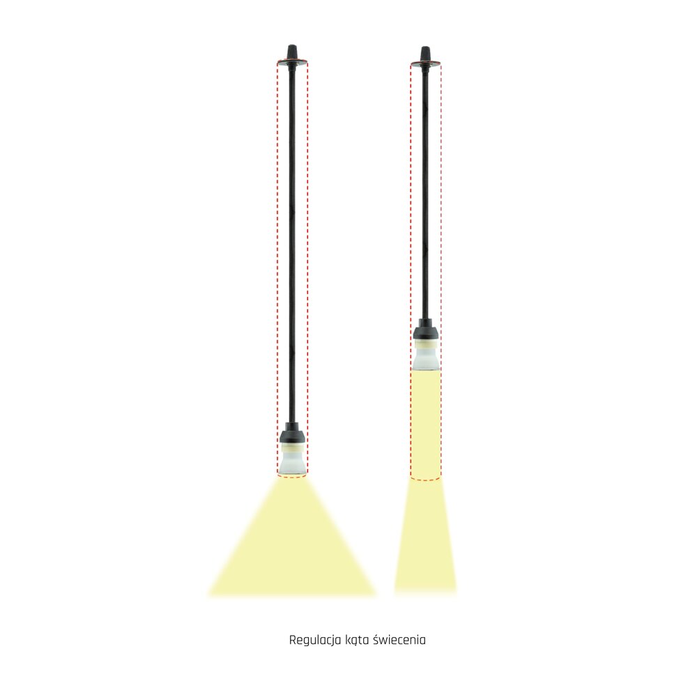Spectrum  LED Railspot 3F - Pendelleuchte - Schwarz - Chloe Slim - GU11/MR11-Fassung - 40X500MM
