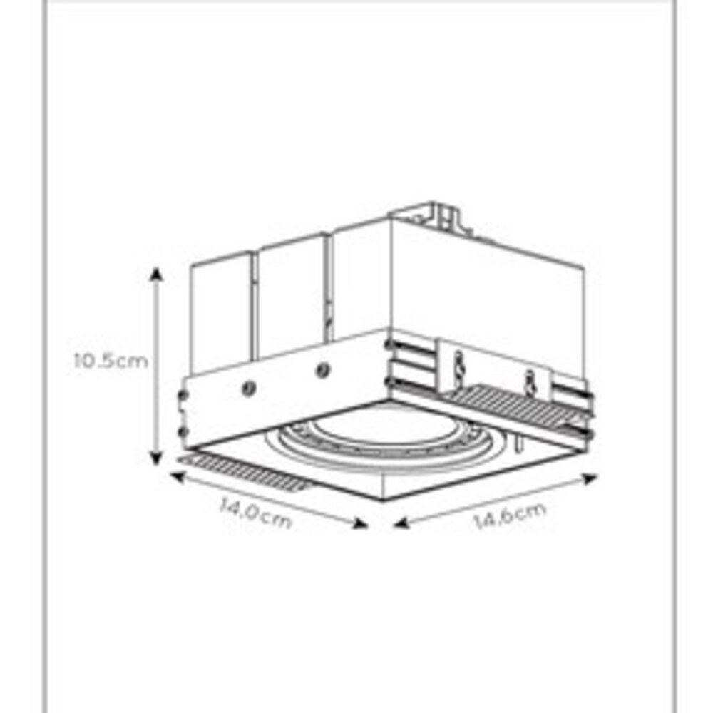 Lucide LED-Beleuchtung  Trimless Einbaustrahler Schwarz | Nahtlos & Neigbar | GU10