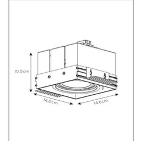 Lucide LED-Beleuchtung  Trimless Einbaustrahler Schwarz | Nahtlos & Neigbar | GU10