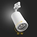 Spectrum LED 3-Phasen Stromschienenstrahler Pava Basic - 20W 2225lm Weiß 20-45° 3000-6000K CCT