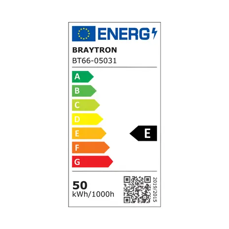 Brayton LED Flutlicht 50W - 6500K | 5500 Lumen - IP65 Kaltweiß Außenstrahler