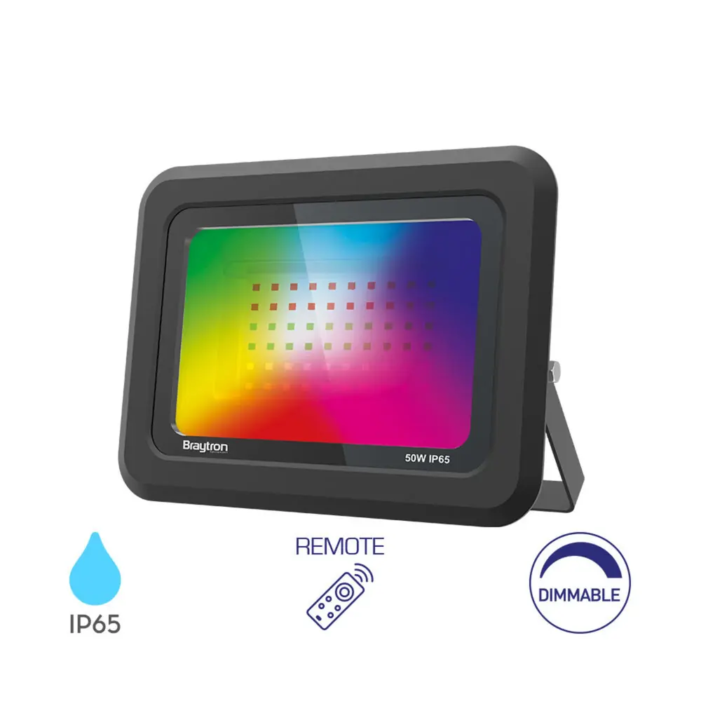 Brayton LED Flutlicht 30W - RGB Funktion - IP65 Außenstrahler