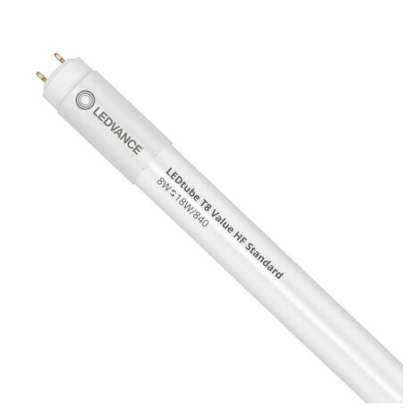 Ledvance LED Röhre T8 (HF) Standard Output 8W 900lm - 840 Kaltweiß | 60cm - Ersatz für 18W
