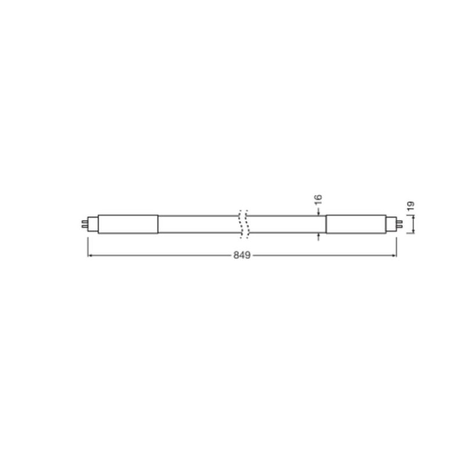 Ledvance LED-Röhre T5 Performance (HF) Hohe Effizienz 10 W 1500 lm – 840 Kaltweiß | 85 cm – Ersetzt 21 W