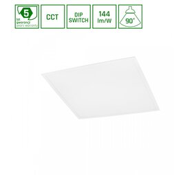 Spectrum LED-Panel Algine Highlum Hintergrundbeleuchtung 45W-25W | 5400lm-3000lm | 830-840-860 CCT | 62x62cm - UGR <19 Spectrum LED-Panel Algine Highlum Hintergrundbeleuchtung 45W-25W | 5400lm-3000lm | 830-840-860 CCT | 62x62cm - UGR <19