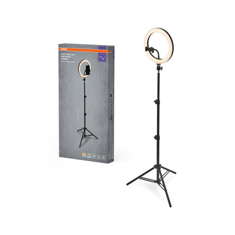 Ledvance - Dimmbare LED-Stehleuchte mit Gestell und Halterung für Vlogging LED/6W/USB 3000/4000/6500K