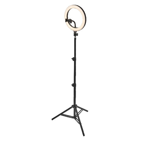 Ledvance - Dimmbare LED-Stehleuchte mit Gestell und Halterung für Vlogging LED/6W/USB 3000/4000/6500K