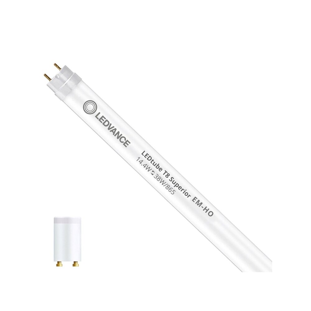 Ledvance LED Röhre T8 EM Superior (EM/Mains) Ultra Efficiency 22.1W 4100lm - 940 Kaltweiß | 150cm - Ersatz Für 58W